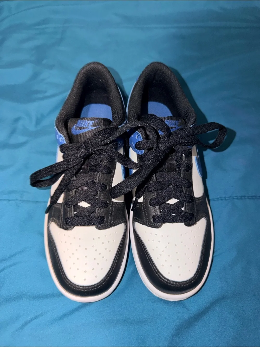 Nike Dunk Low Sneakers - Blue Black White